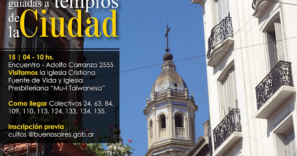 Visitas guiadas de templos de la Ciudad